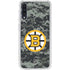 NHL Boston Bruins Camo Galaxy A50 Clear Case